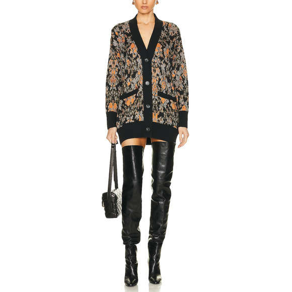 Hemant And Nandita 'Rafa' Black Cotton Cardigan Size S